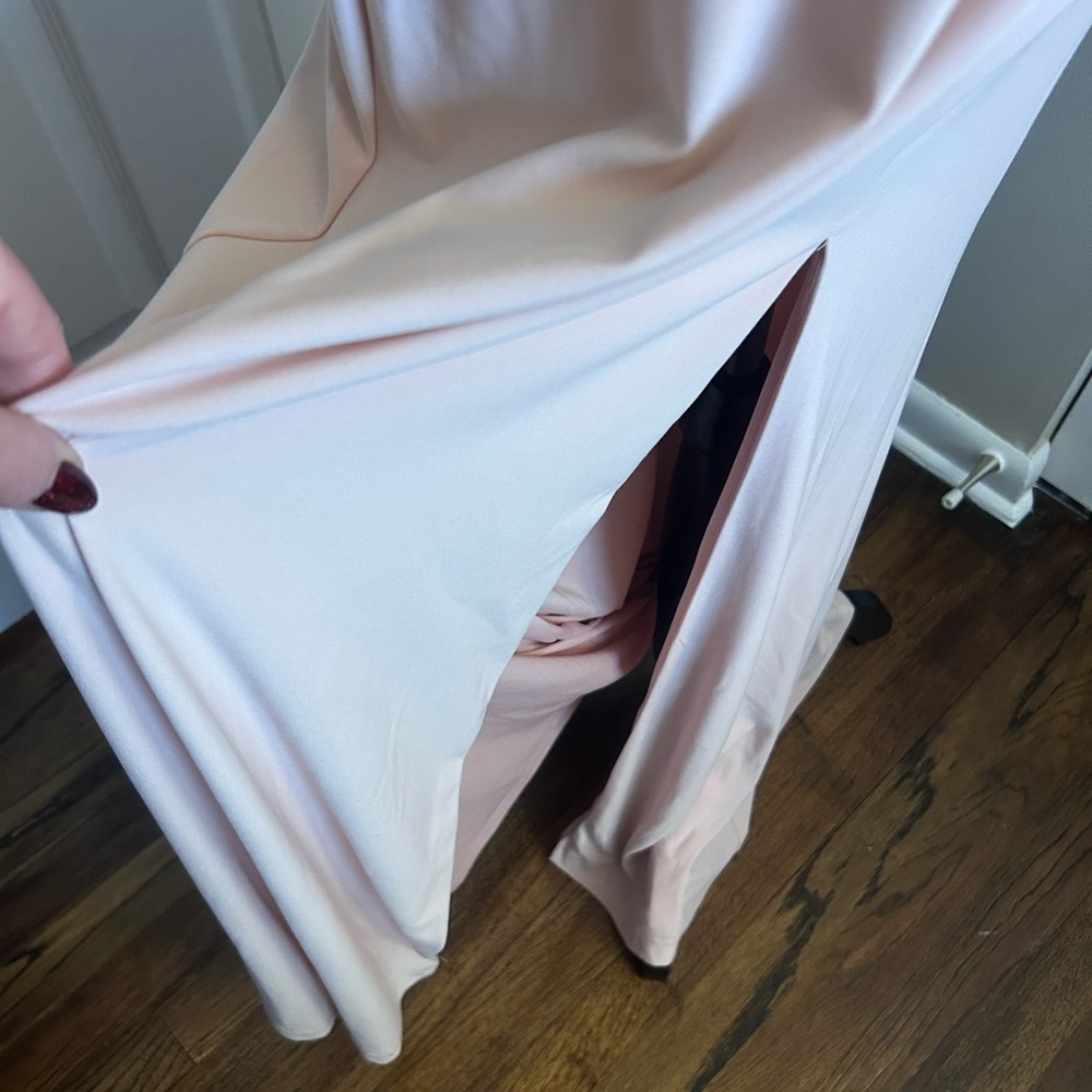 Adrianna Papell Blush Lace Maxi Dress - Picture 8 of 9